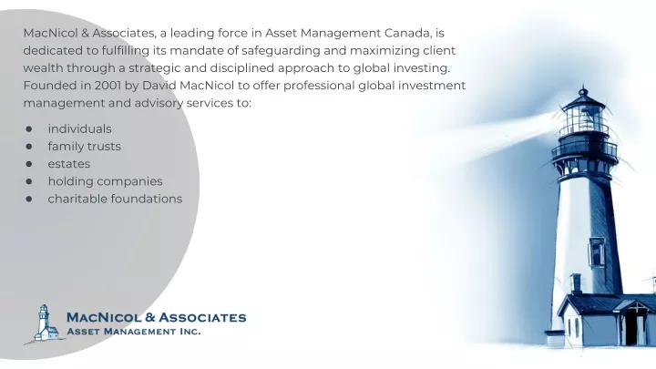 macnicol associates a leading force in asset