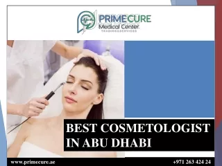 BEST COSMETOLOGIST IN ABU DHABI pdf