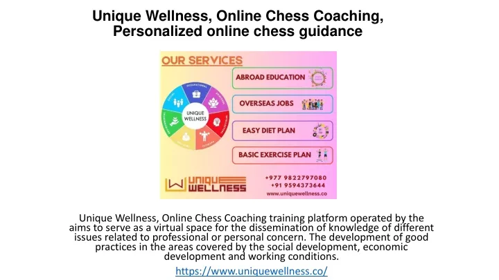unique wellness online chess coaching personalized online chess guidance