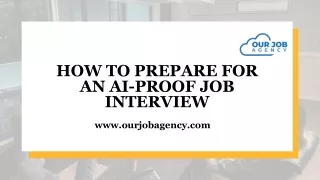 How to Prepare for an AI-Proof Job Interview
