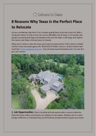 Luxury Homes Texas: Premier Northern Texas Real Estate Agency