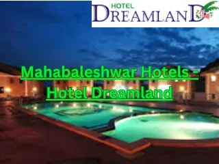 Mahabaleshwar Hotels - Hotel Dreamland