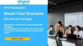 Boost Your Business ROI with ppc Packages