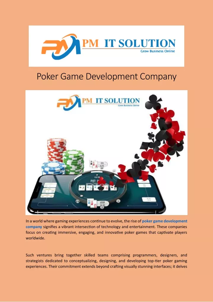 poker game development company