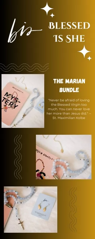 Buy The Marian Bundle With Miraculous Medal Necklace