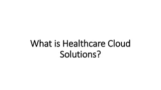 What is healthcare cloud soltuions