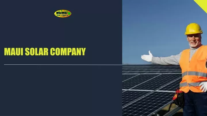 maui solar company