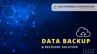 Data Backup & Recovery Solution