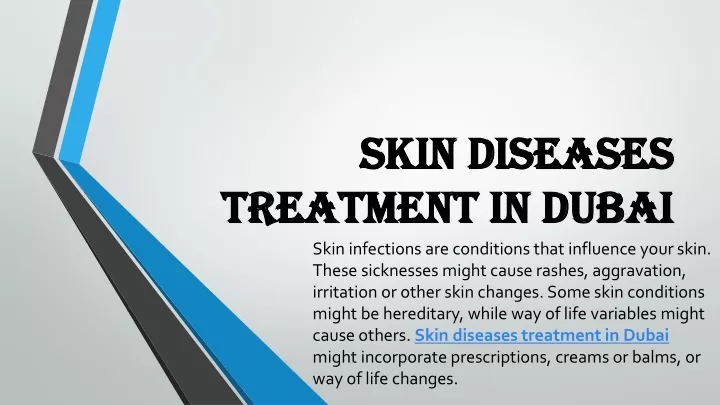 skin diseases skin diseases treatment in dubai