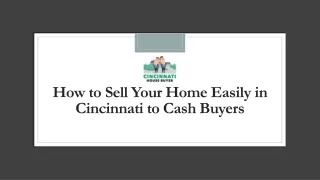 How to Sell Your Home Easily in Cincinnati to Cash Buyers