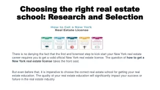 How to Get a New York Real Estate License