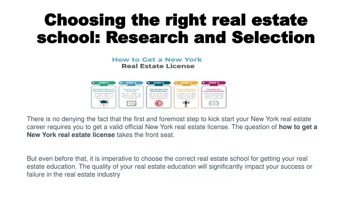 choosing the right real estate choosing the right