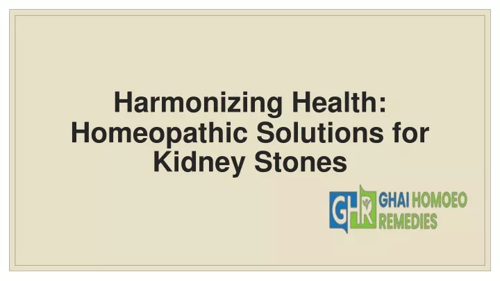 harmonizing health homeopathic solutions