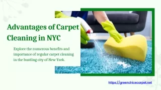 Advantages of Carpet Cleaning in New York City