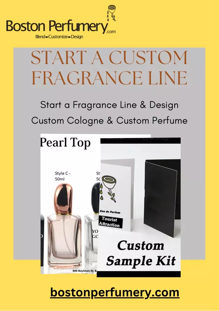 start a custom fragrance line