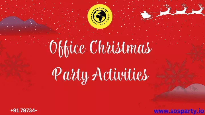 office christmas party activities