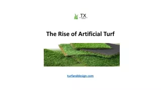 The Rise of Artificial Turf