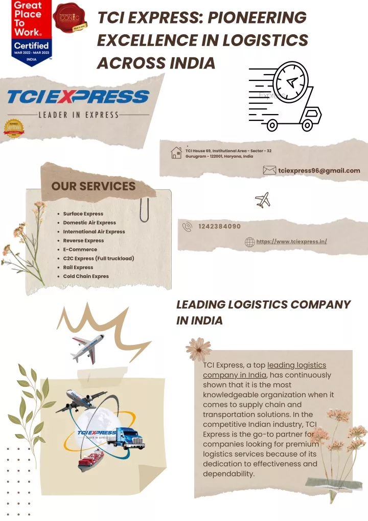 tci express pioneering excellence in logistics