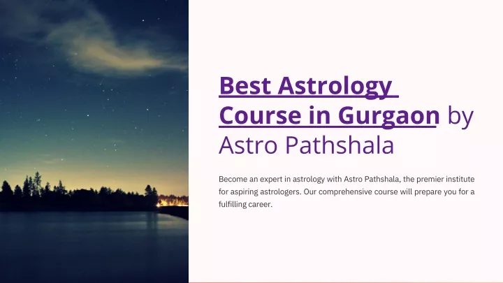 best astrology course in gurgaon by astro