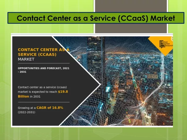 contact center as a service ccaas market