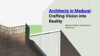 Architects in madurai