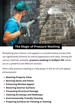 The Magic of Pressure Washing