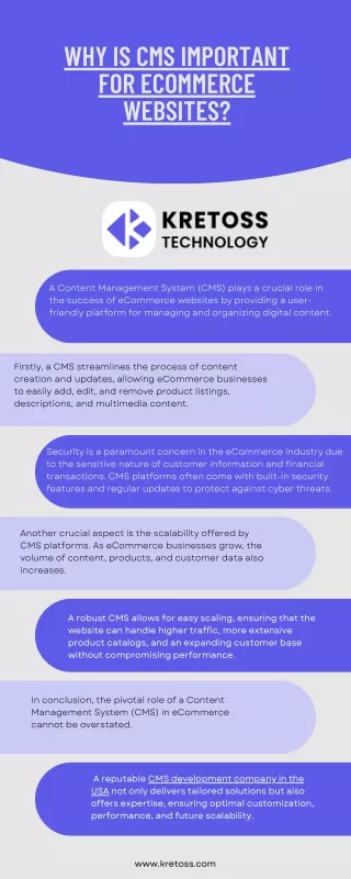 why is cms important for ecommerce websites