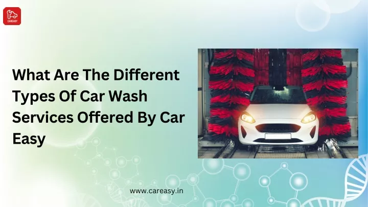 what are the different types of car wash services