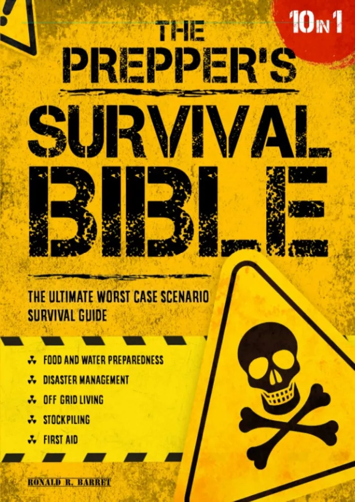 pdf read download the prepper s survival bible