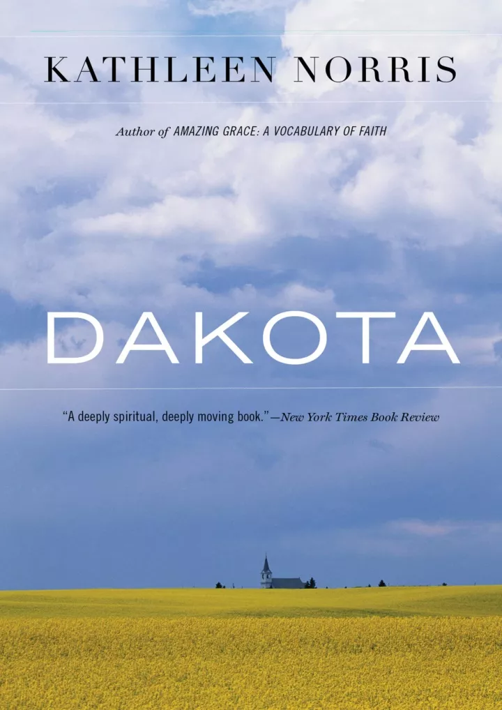 read ebook pdf dakota a spiritual geography