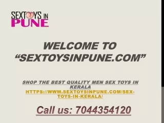 The Best Quality Men Sex Toys in Kerala