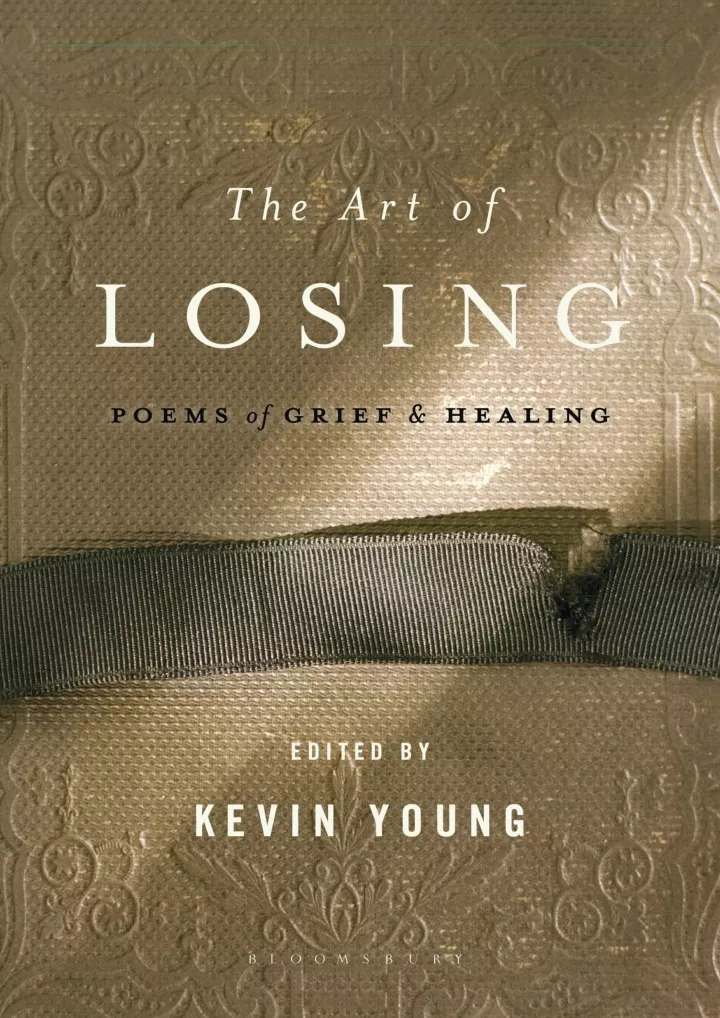 download pdf the art of losing poems of grief