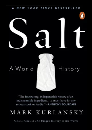PDF_  Salt: A World History