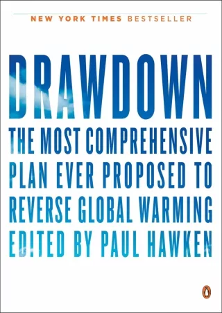 get [PDF] Download Drawdown: The Most Comprehensive Plan Ever Proposed to Revers
