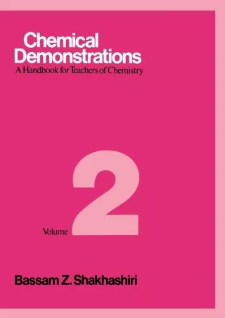 PDF_  Chemical Demonstrations : A Handbook for Teachers of Chemistry Vol 2 (Volu