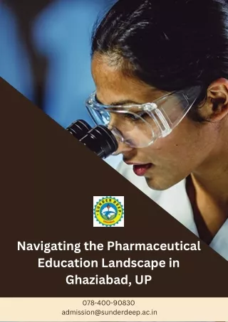 navigating the pharmaceutical education landscape