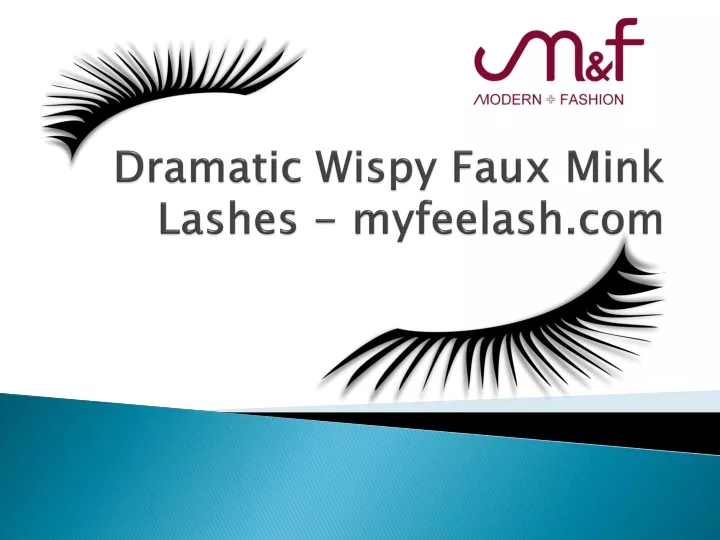 dramatic wispy faux mink lashes myfeelash com