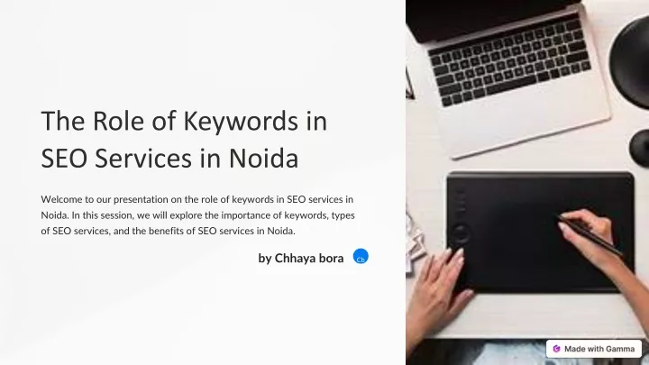 the role of keywords in seo services in noida