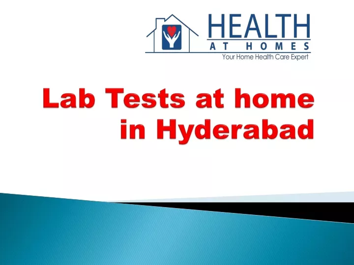 lab tests at home in hyderabad