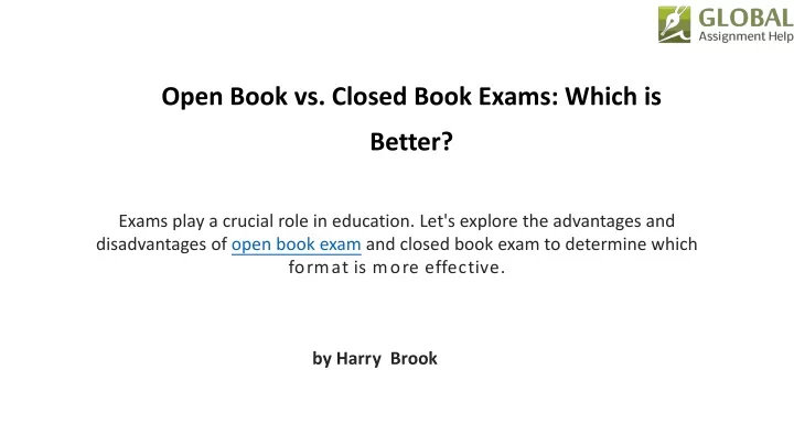 open book vs closed book exams which is better