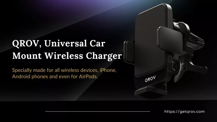 qrov universal car mount wireless charger