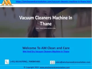 Wet and dry vacuum cleaners machine in Thane