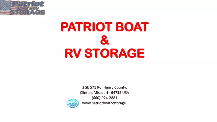 patriot boat rv storage