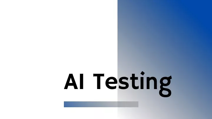 ai testing