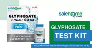 Experience tranquility with the Glyphosate Test Kit from Safe Home®