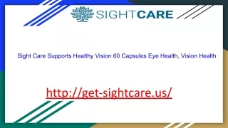 Sight Care Supports Healthy Vision 60 Capsules Eye Health, Vision Health