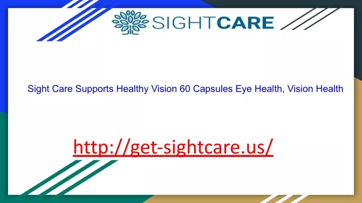 sight care supports healthy vision 60 capsules