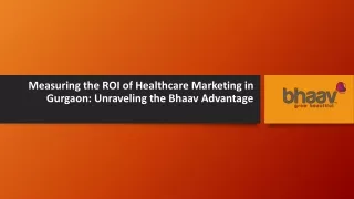 Measuring the ROI of Healthcare Marketing in Gurgaon