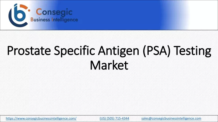 prostate specific antigen psa testing market