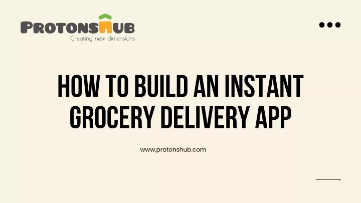 how to build an instant grocery delivery app